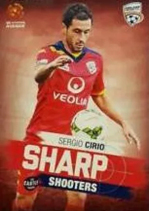 2015-16 Tap'n'play FFA A-League Soccer, Sharp Shooters, Sergio Cirio, # SH-03