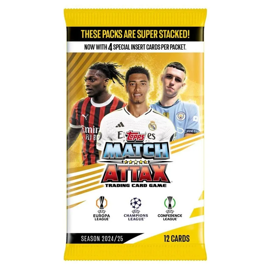 2024-25 Topps MATCH ATTAX UEFA Champions League Trading Card Box