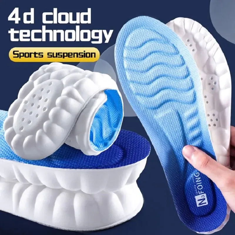 4D Latex Sport Support Running Insoles