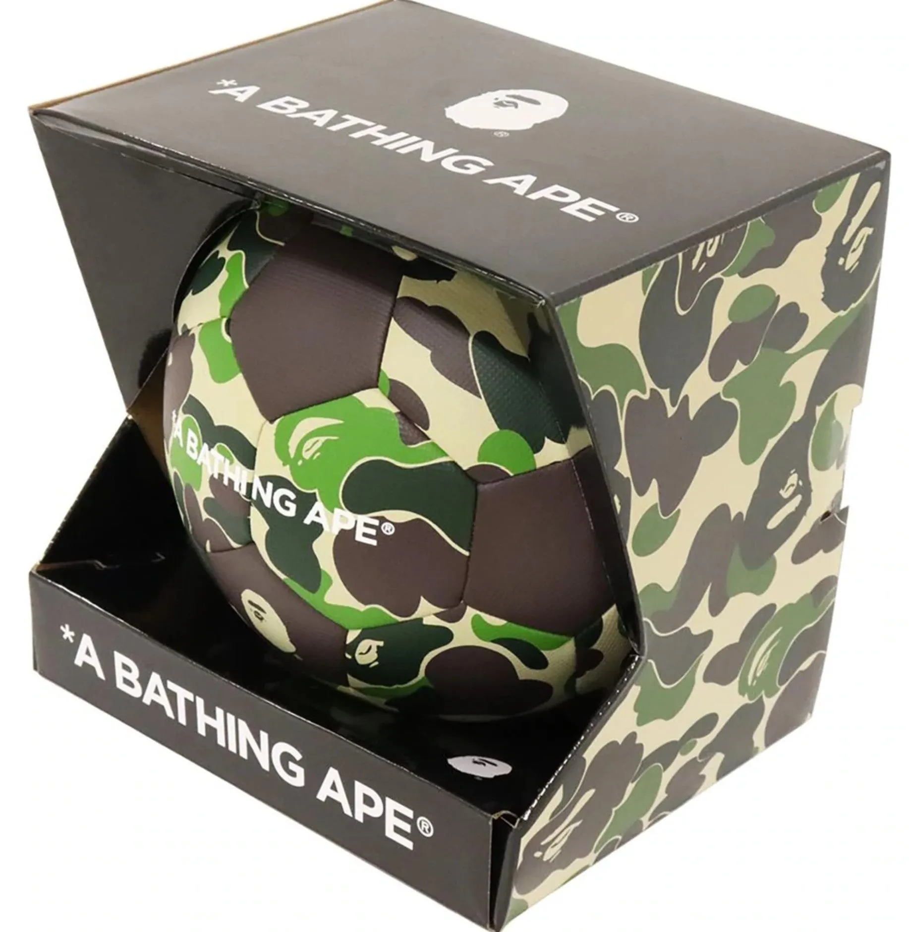 ABC Camo Soccerball Art Object by Bape- A Bathing Ape