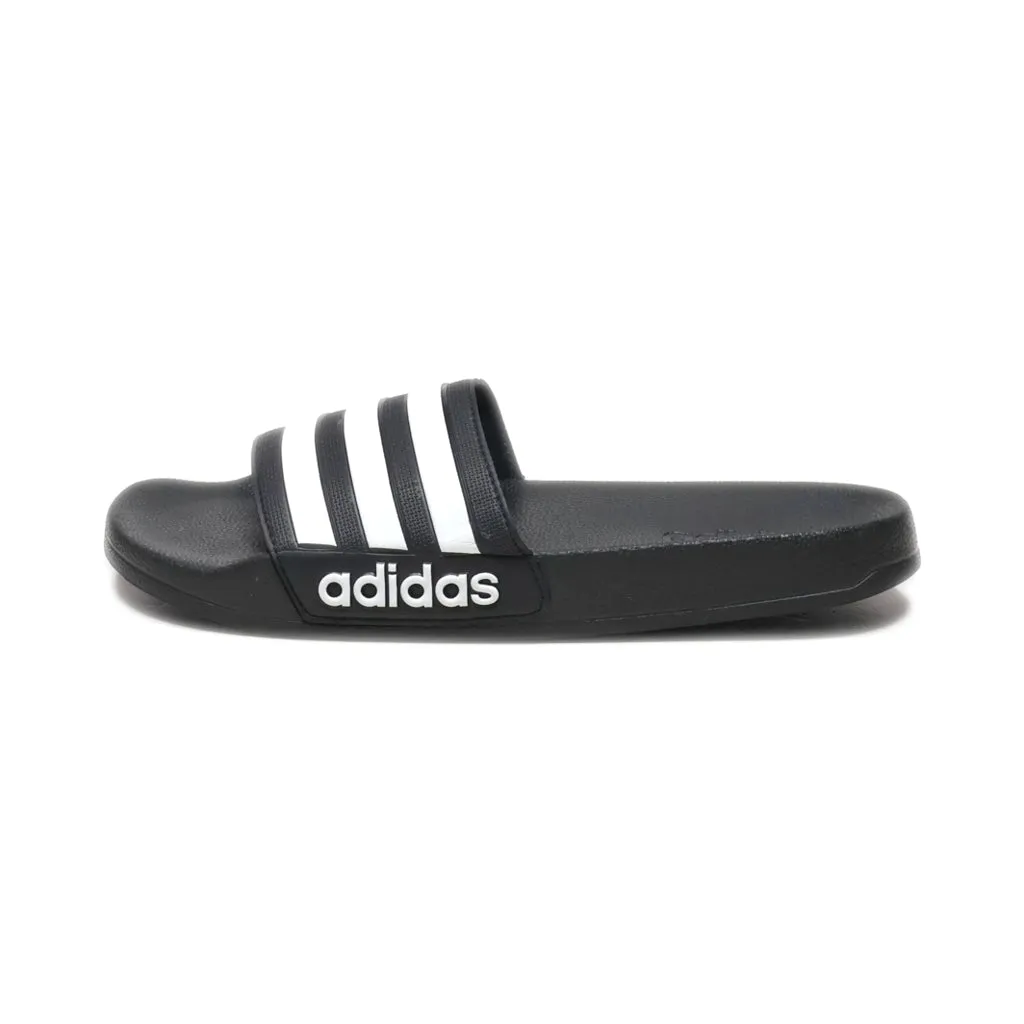 Adidas Adilette Beach & Pool Slippers Rubber Black Colour For Women