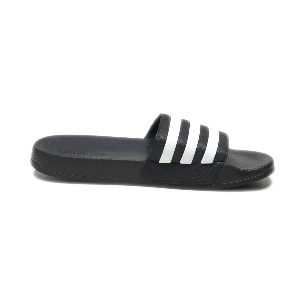 Adidas Adilette Beach & Pool Slippers Rubber Black Colour For Women