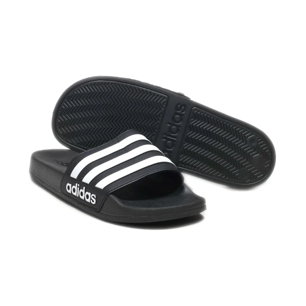 Adidas Adilette Beach & Pool Slippers Rubber Black Colour For Women