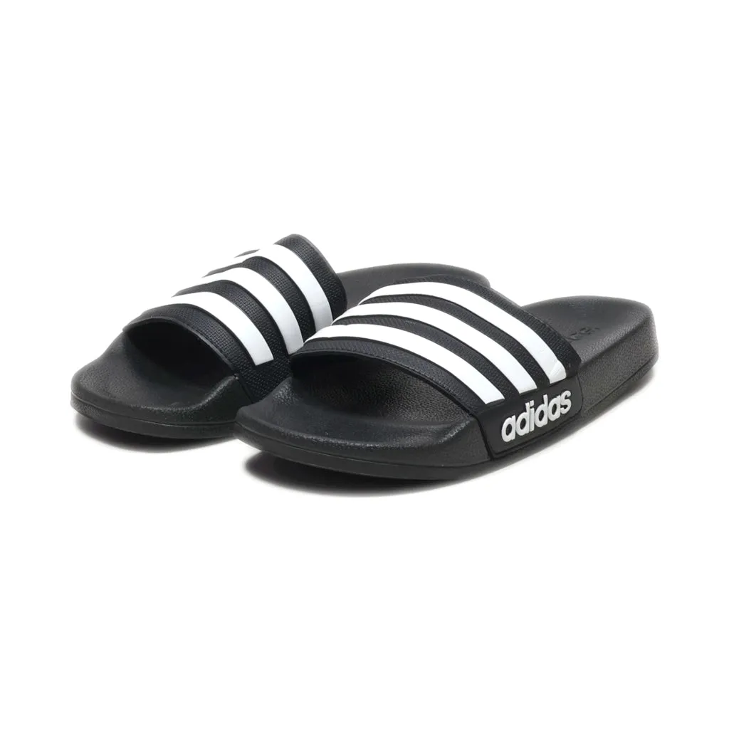 Adidas Adilette Beach & Pool Slippers Rubber Black Colour For Women