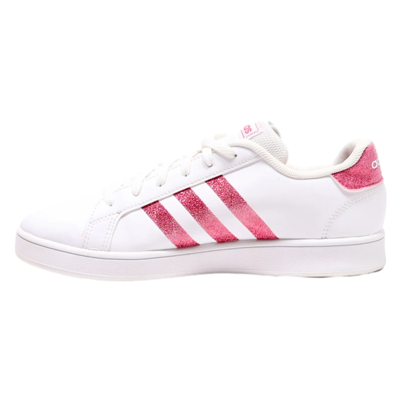 ADIDAS Grand Court Sneaker Trainers White Leather Girls UK 5