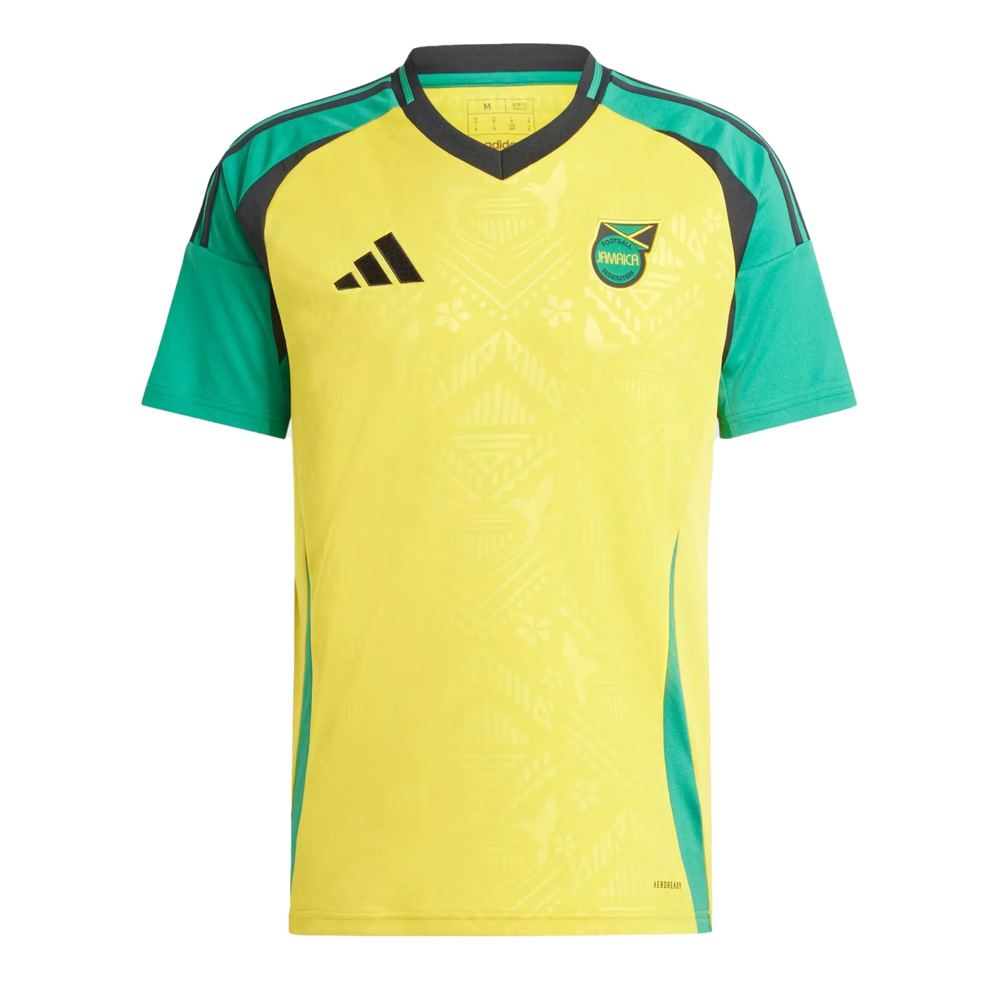 adidas Men's Jamaica 2024/25 Home Jersey Yellow/Green/Black