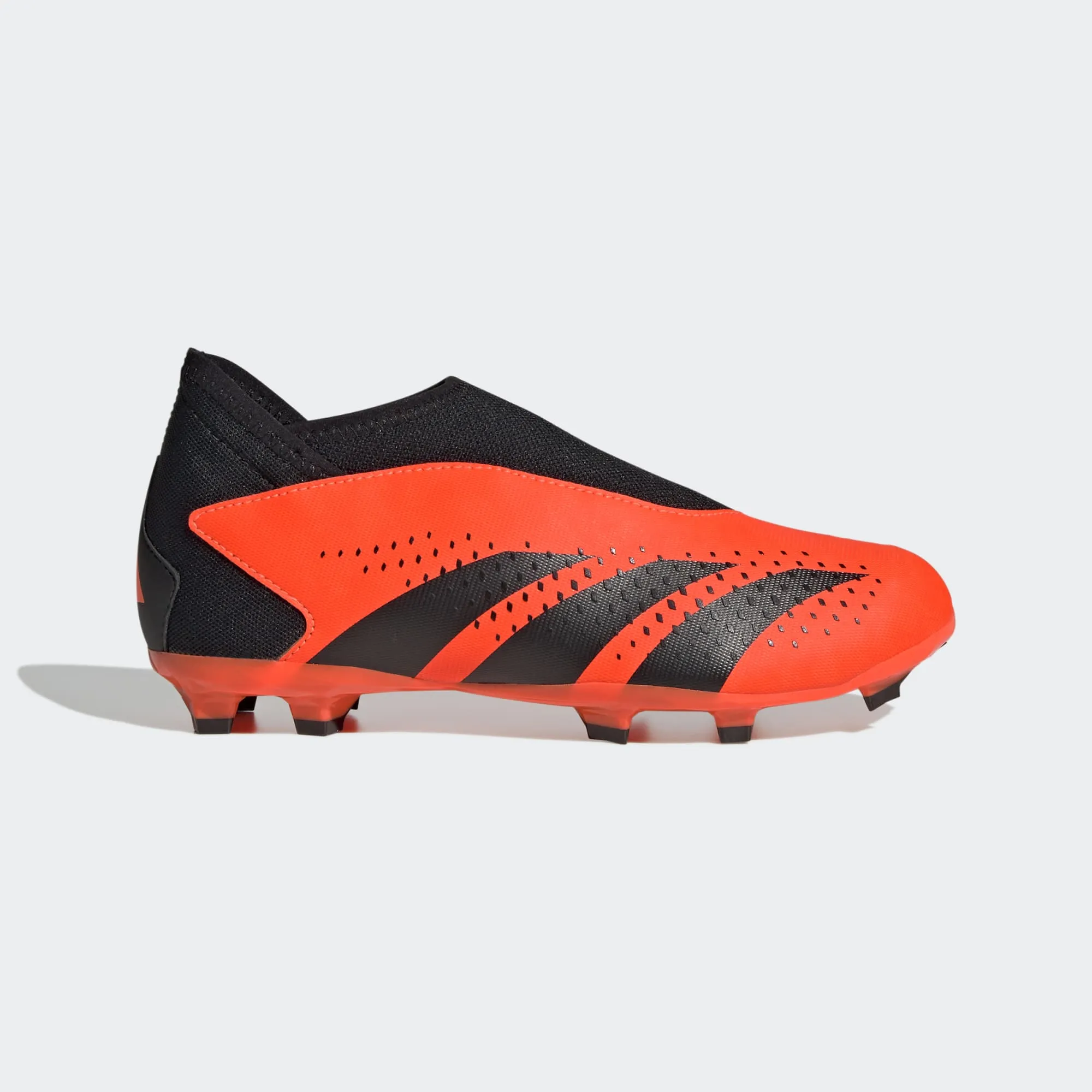 adidas Predator Accuracy.3 Laceless FG Youth Soccer Cleats GW4607 Solar Orange/Black