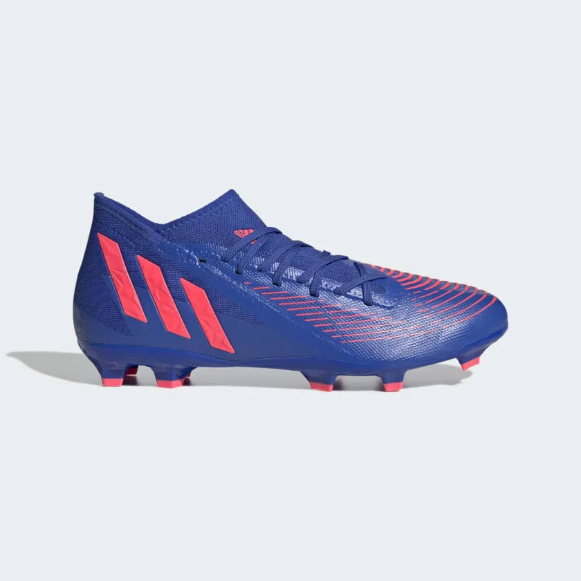 adidas Predator EDGE.3 FG Cleats GW2276 BLUE/RED