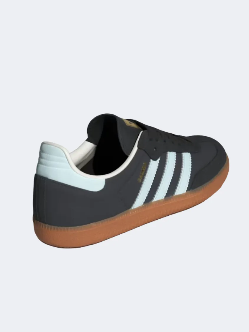 Adidas Samba Og Women Original Shoes Carbon/Almost Blue