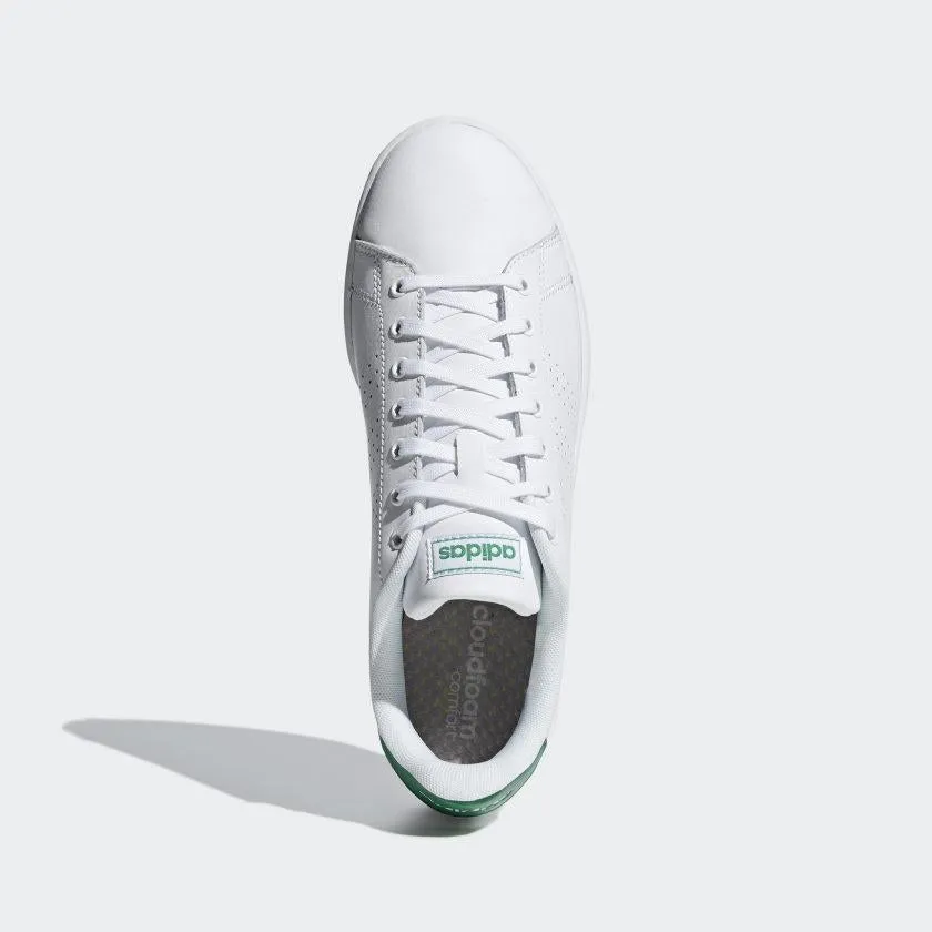 Adidas scarpa sneakers da adulto Advantage F36424 bianco-verde