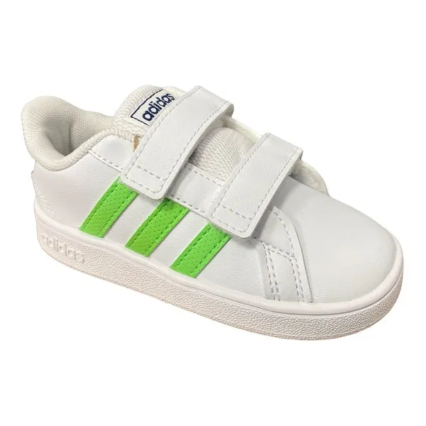 Adidas sneakers da bambino Grand Court CF I GX5750 white-green