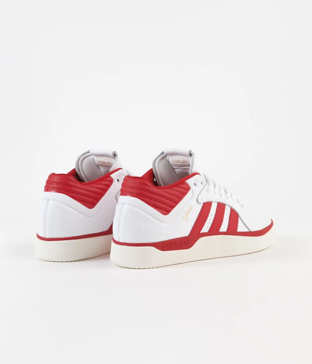 Adidas Tyshawn Shoes - FTWR White / Scarlet / FTWR White