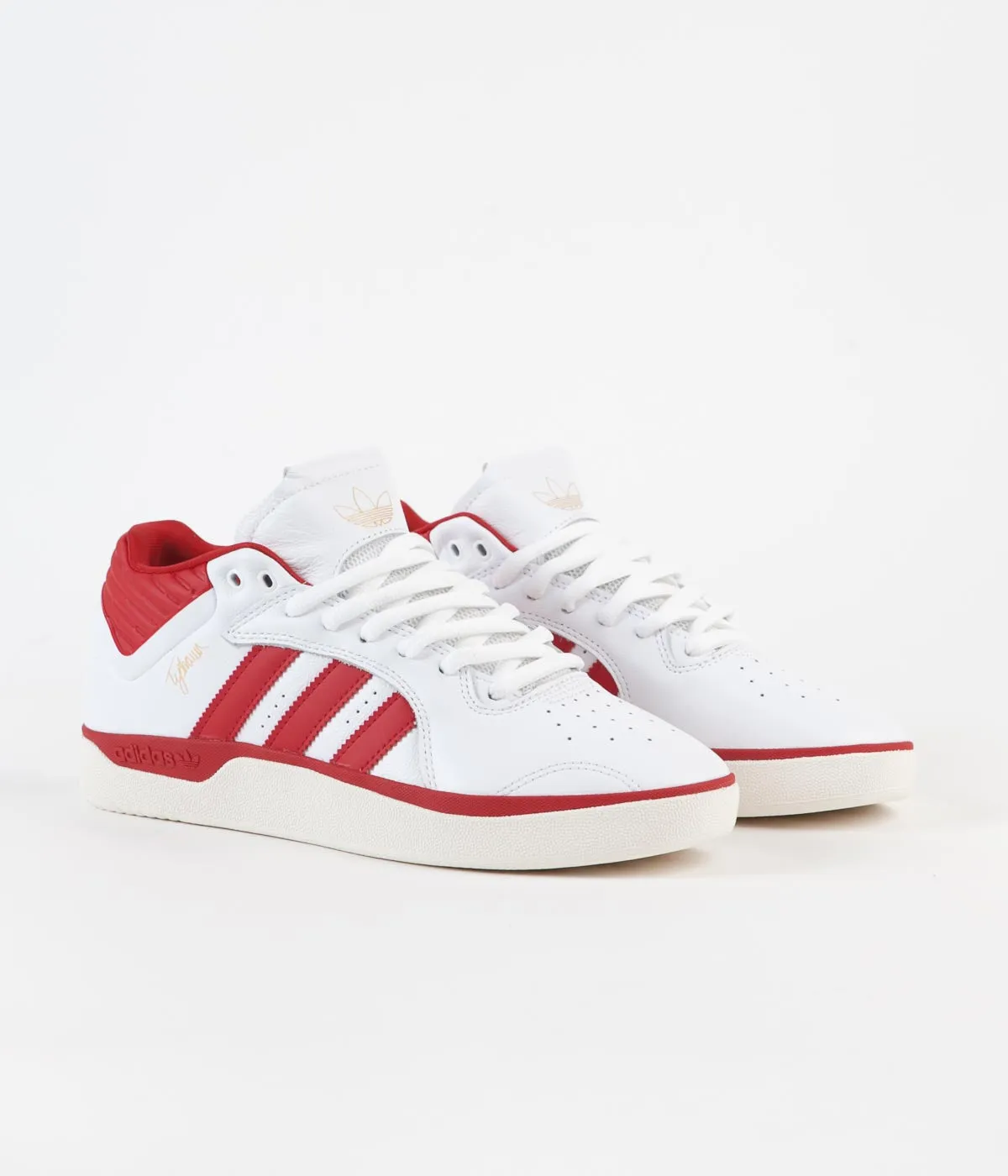 Adidas Tyshawn Shoes - FTWR White / Scarlet / FTWR White