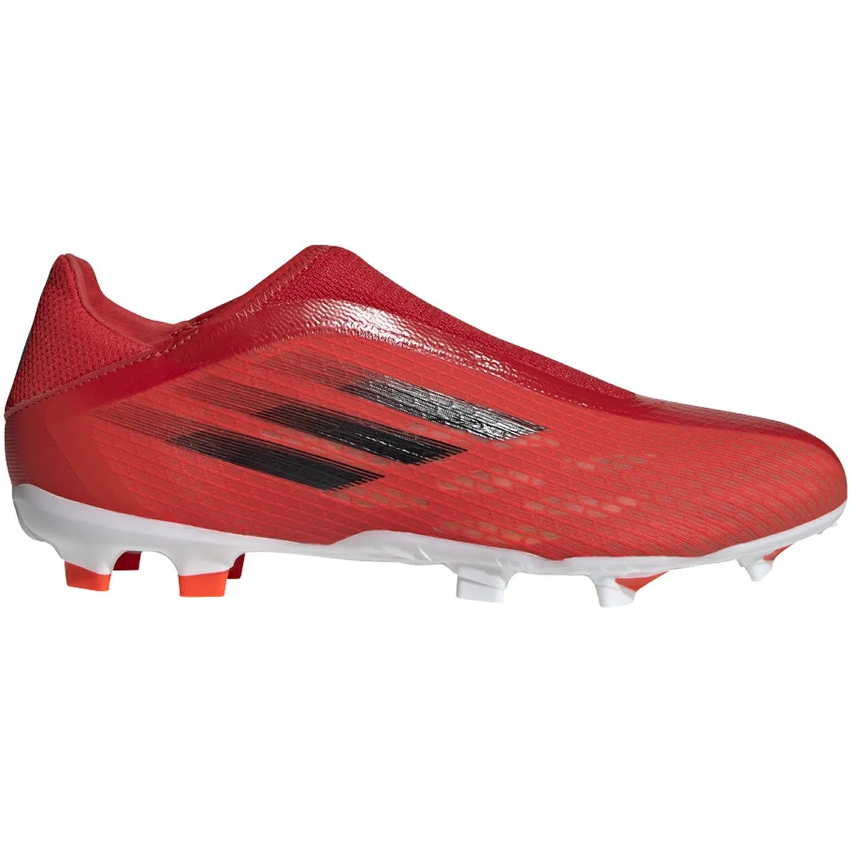 adidas X Speedflow.3 Lace less FG Soccer Cleats FY3271 RED/BLK