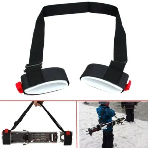 Adjustable Portable Snowboard Nylon Fixed Strap, the Longest: 1.2m