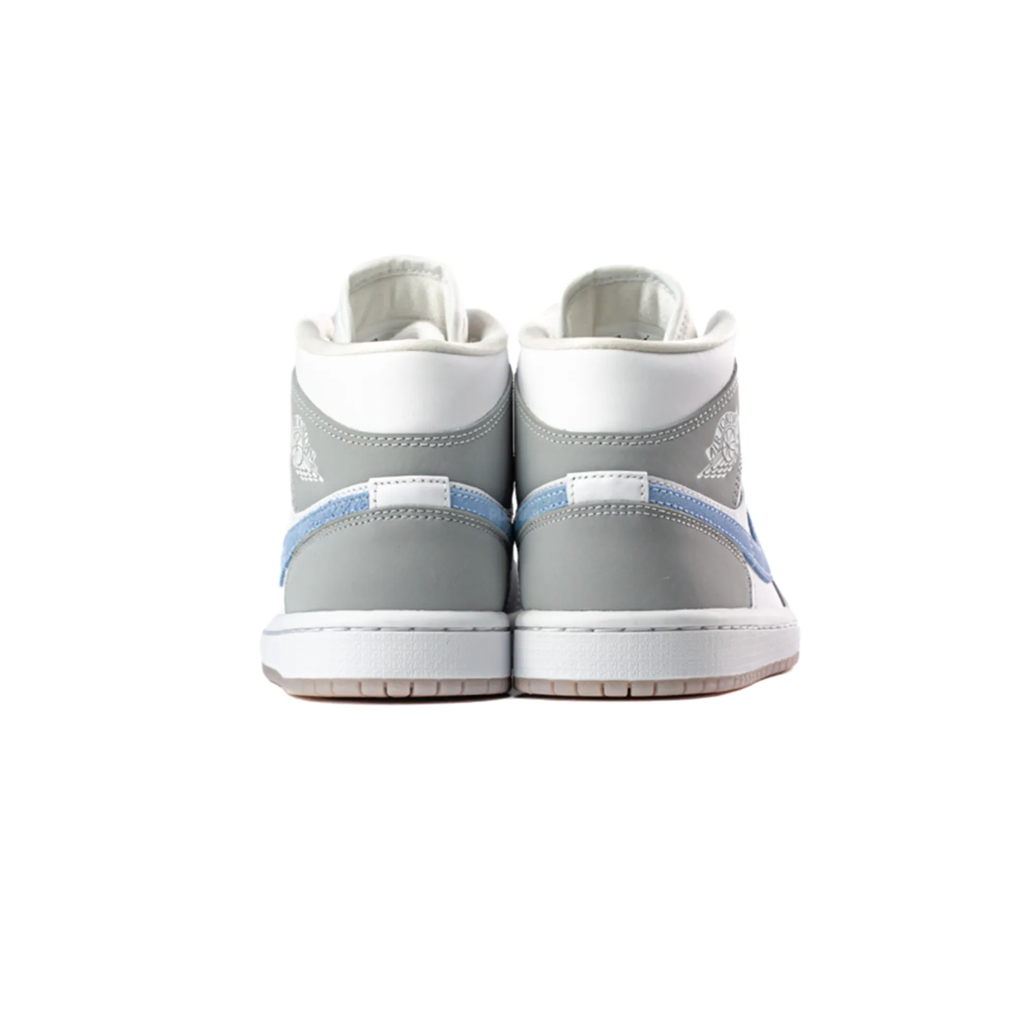 Air Jordan 1 Mid 'Grey Blue Wolf Grey' Women's (2021)