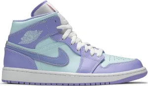 Air Jordan 1 Mid Purple Pulse sneakers, purple