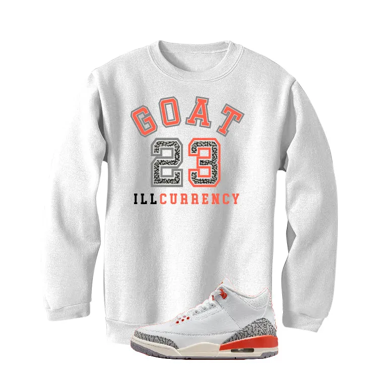 Air Jordan 3 WMNS “Georgia Peach” | illcurrency White T-Shirt (GOAT 23)