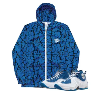 Air Penny 2 Atlantic Blue Mesh Crackle Windbreaker