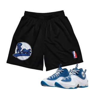 Air Penny 2 Atlantic Blue Pros Mesh Shorts