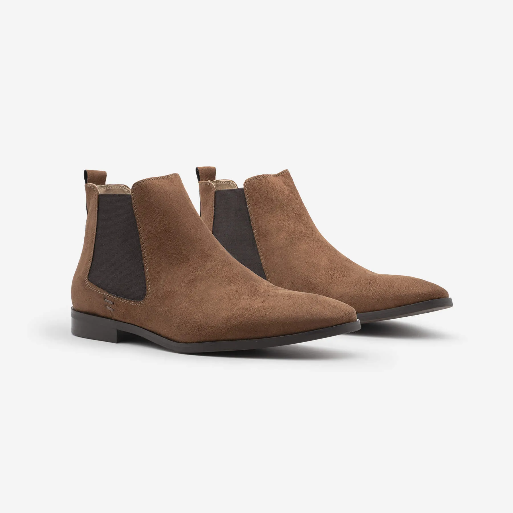 Alan Men's Vegan Ankle Boots | Brown Nubuck