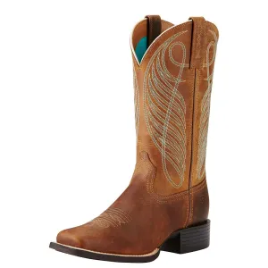 Ariat Womens Round Up Wide Square Toe Boots - 10018528