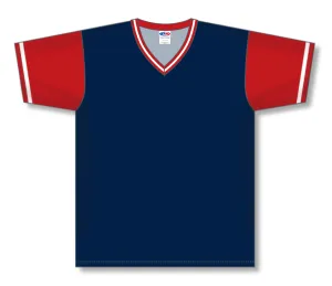 Athletic Knit (AK) Custom ZBA11-BOS6010 Boston Red Sox Navy Sublimated Baseball Jersey