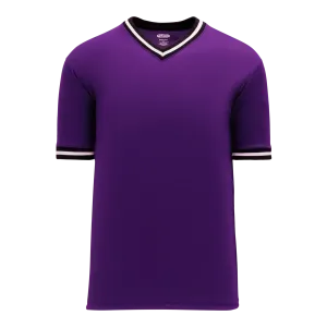 Athletic Knit (AK) S1333A-438 Adult Purple/Black/White Soccer Jersey