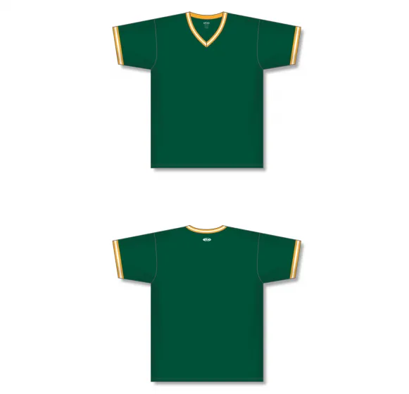 Athletic Knit (AK) S1333A-439 Adult Dark Green/Gold/White Soccer Jersey