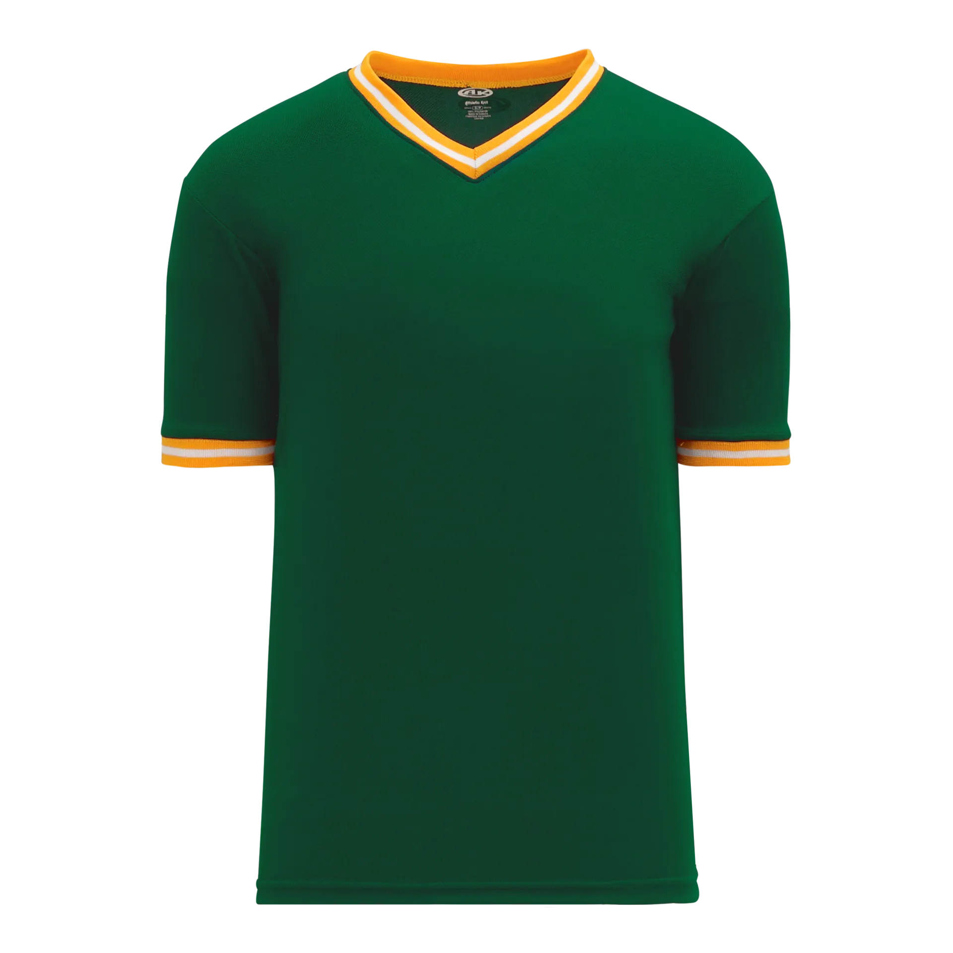 Athletic Knit (AK) S1333A-439 Adult Dark Green/Gold/White Soccer Jersey