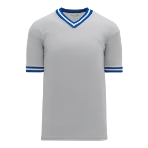 Athletic Knit (AK) S1333A-450 Adult Grey/Royal Blue/White Soccer Jersey