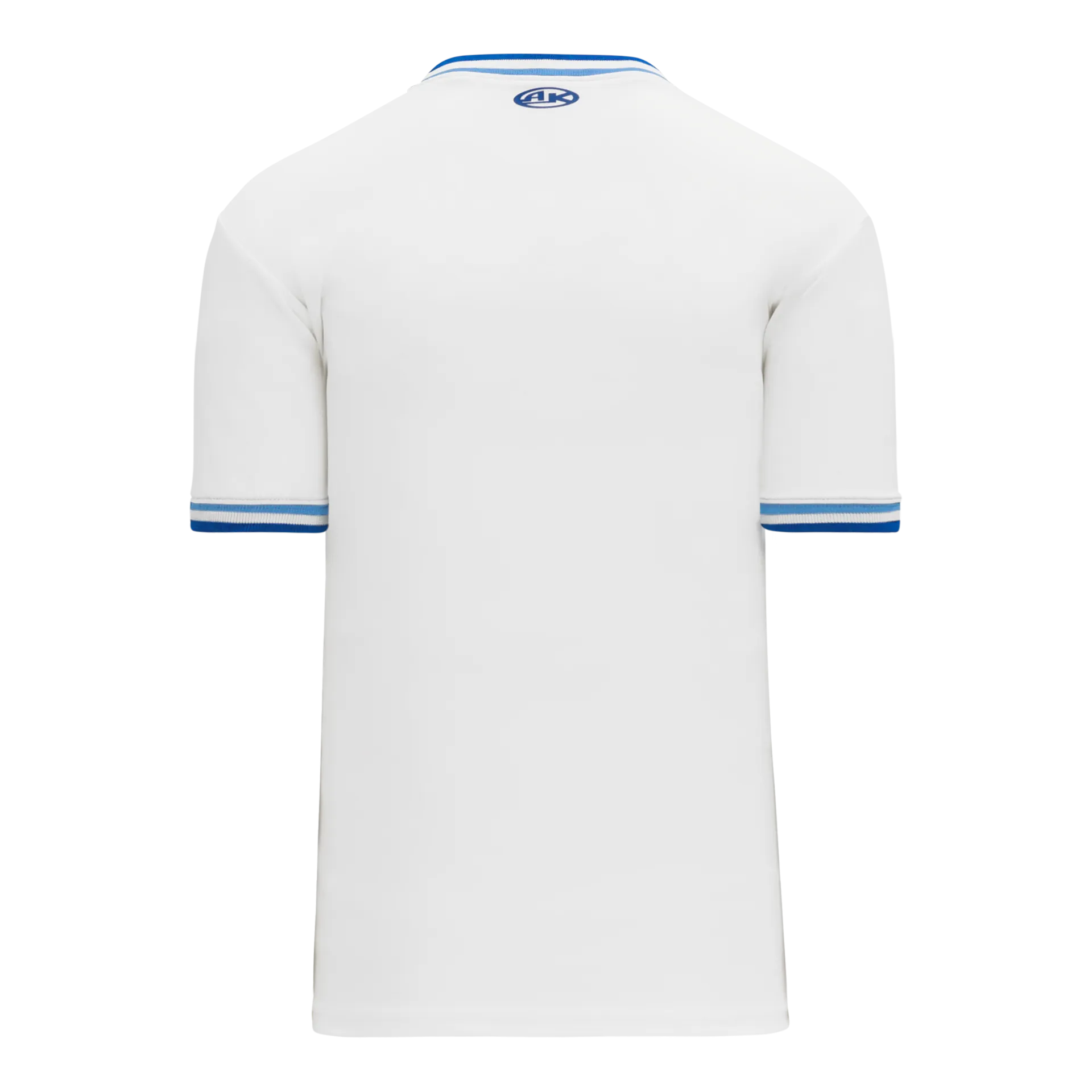 Athletic Knit (AK) S1333A-462 Adult White/Sky Blue/Royal Blue Soccer Jersey