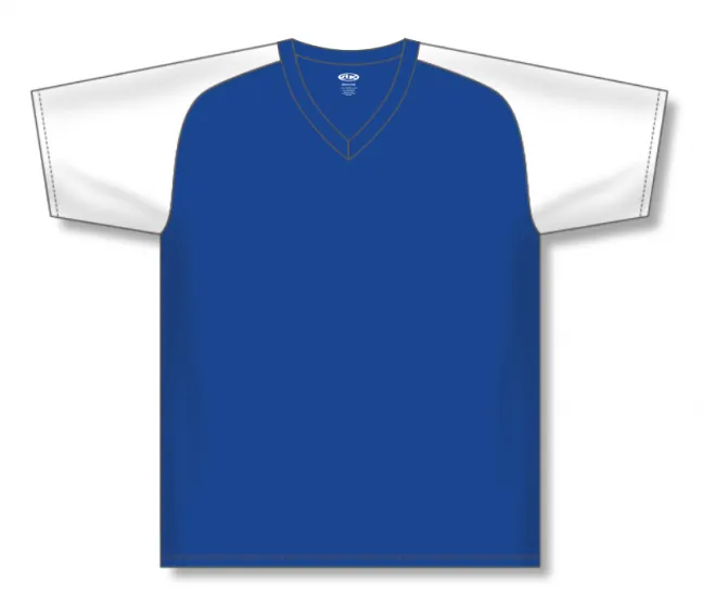 Athletic Knit (AK) S1375L-206 Ladies Royal Blue/White Soccer Jersey