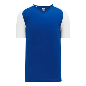 Athletic Knit (AK) S1375L-206 Ladies Royal Blue/White Soccer Jersey