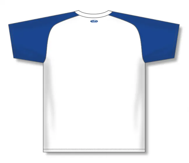 Athletic Knit (AK) S1375L-207 Ladies White/Royal Blue Soccer Jersey