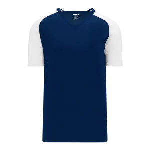 Athletic Knit (AK) S1375L-216 Ladies Navy/White Soccer Jersey