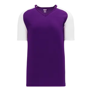 Athletic Knit (AK) S1375L-220 Ladies Purple/White Soccer Jersey