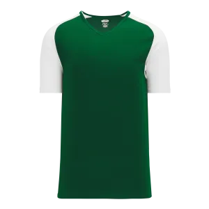 Athletic Knit (AK) S1375L-260 Ladies Dark Green/White Soccer Jersey