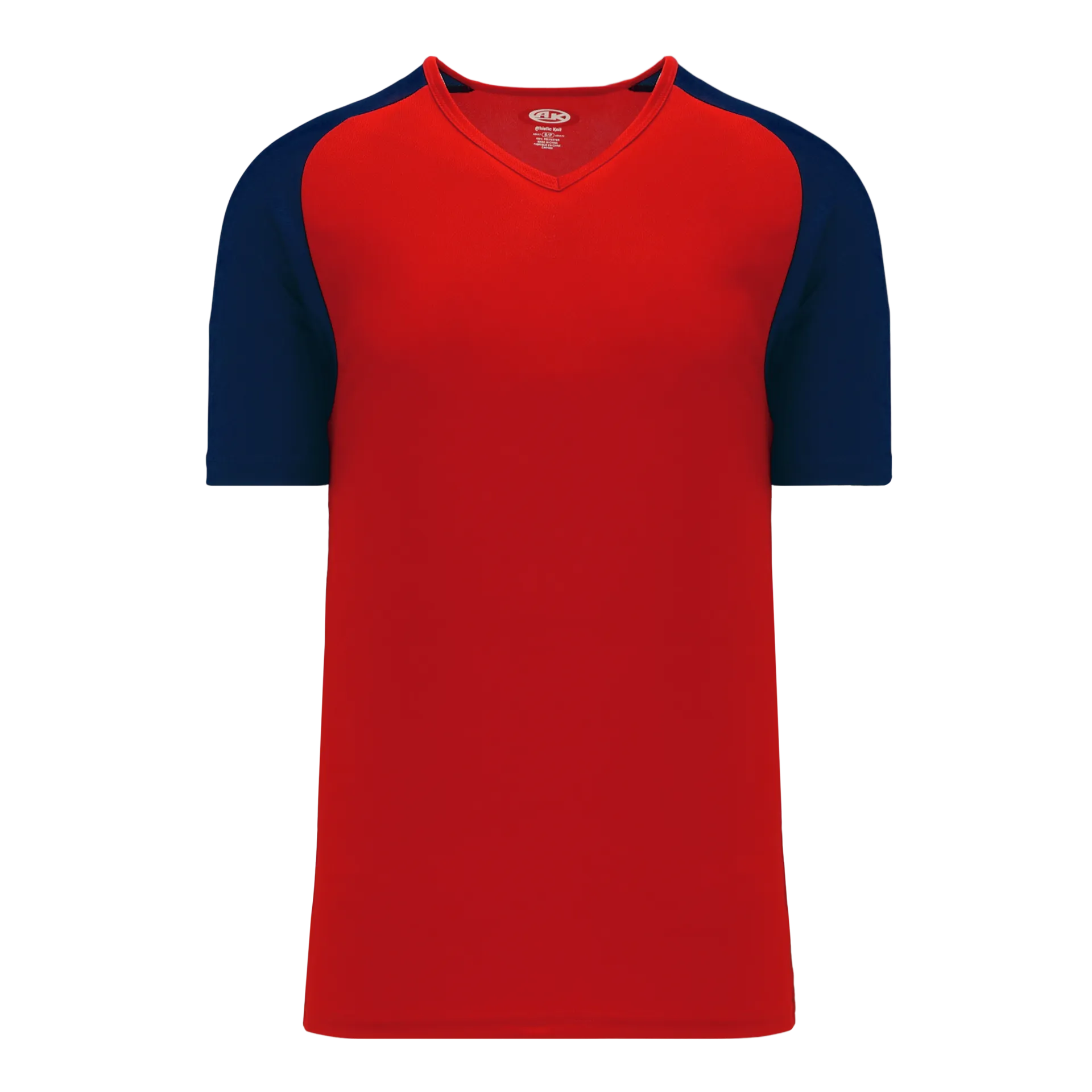 Athletic Knit (AK) S1375L-268 Ladies Red/Navy Soccer Jersey