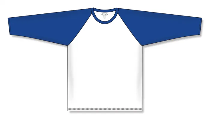 Athletic Knit (AK) S1846A-207 Adult White/Royal Blue Soccer Jersey