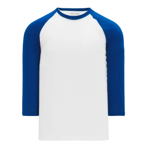 Athletic Knit (AK) S1846A-207 Adult White/Royal Blue Soccer Jersey