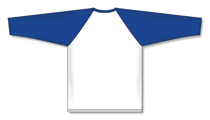 Athletic Knit (AK) S1846A-207 Adult White/Royal Blue Soccer Jersey