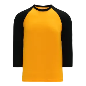 Athletic Knit (AK) S1846A-213 Adult Gold/Black Soccer Jersey