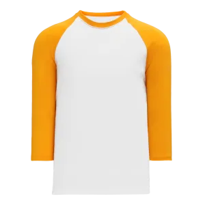 Athletic Knit (AK) S1846A-242 Adult White/Gold Soccer Jersey