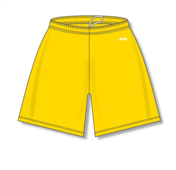 Athletic Knit (AK) SS1300L-055 Ladies Maize Soccer Shorts