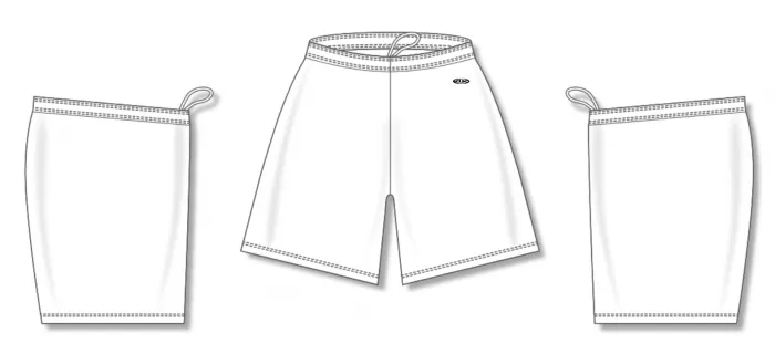 Athletic Knit (AK) SS1300M-000 Mens White Soccer Shorts