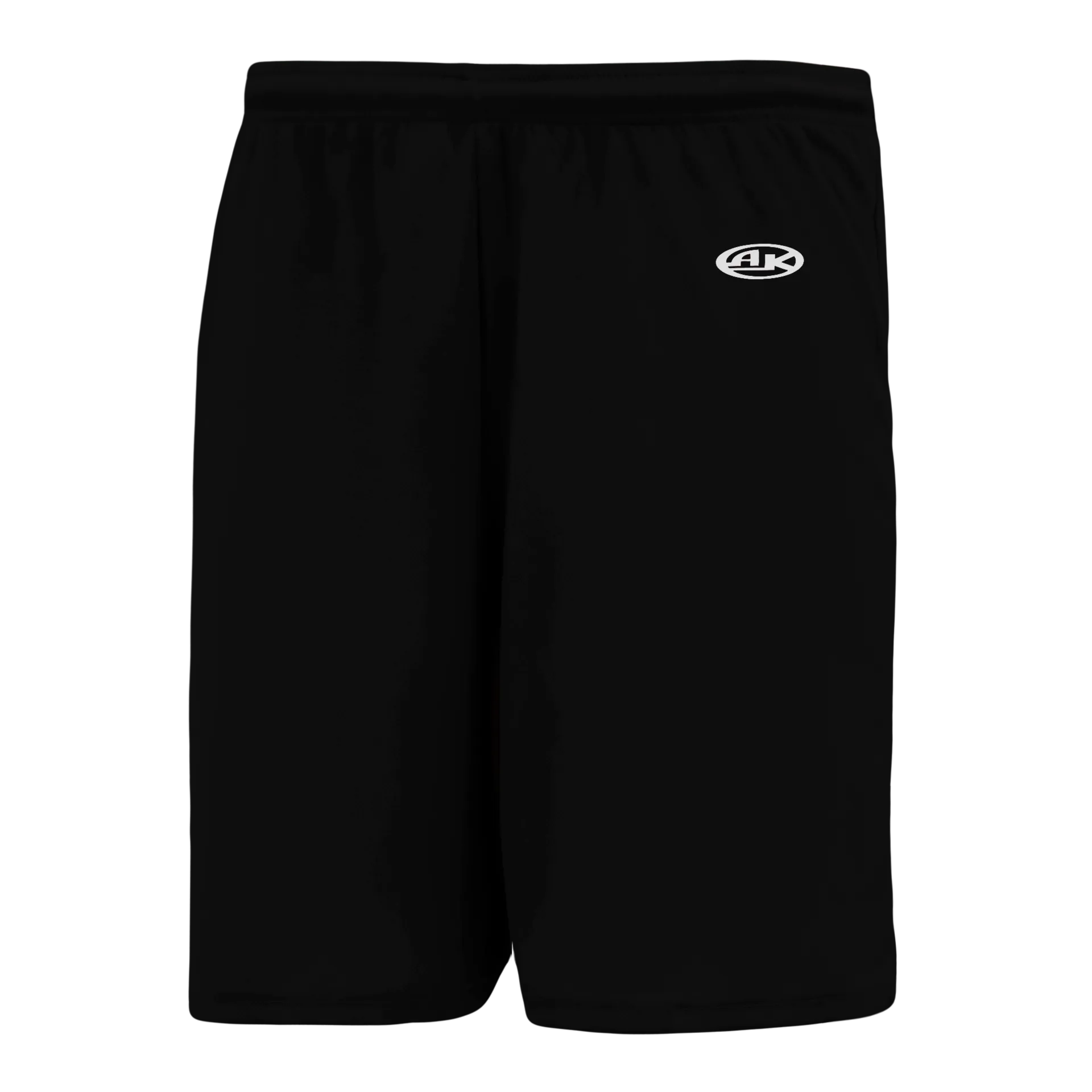 Athletic Knit (AK) SS1300M-001 Mens Black Soccer Shorts