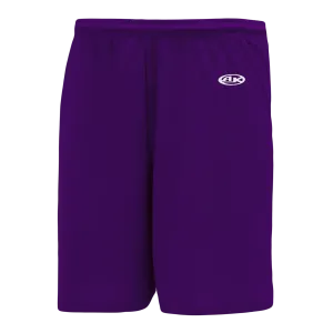 Athletic Knit (AK) SS1300M-010 Mens Purple Soccer Shorts