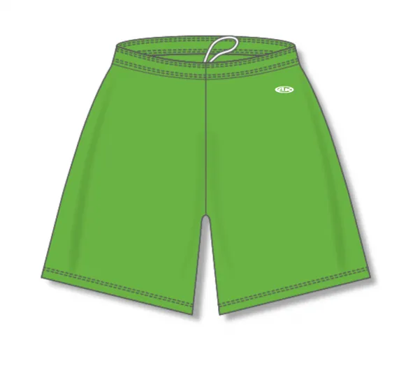 Athletic Knit (AK) SS1300M-031 Mens Lime Green Soccer Shorts