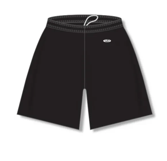 Athletic Knit (AK) SS1700L-001 Ladies Black Soccer Shorts